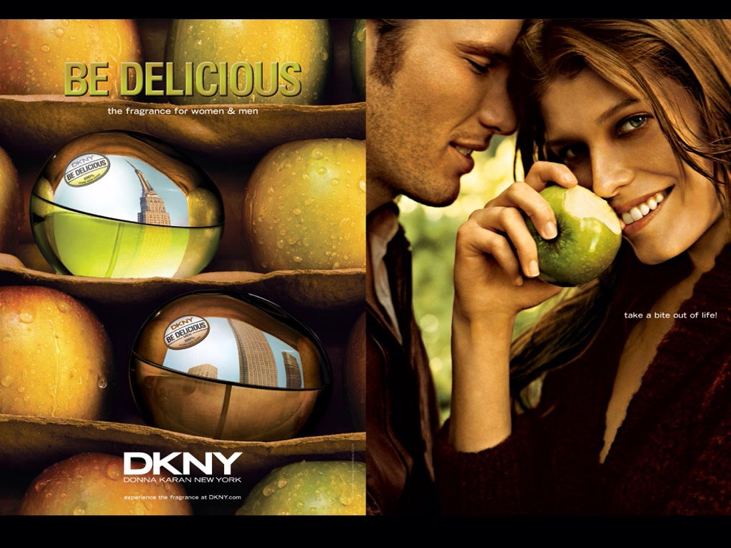 Lara Stone for Be Delicious DKNY Fragrance